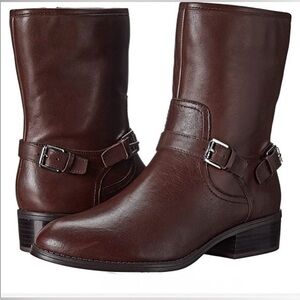 Ralph Lauren Brown Leather Ankle Boots